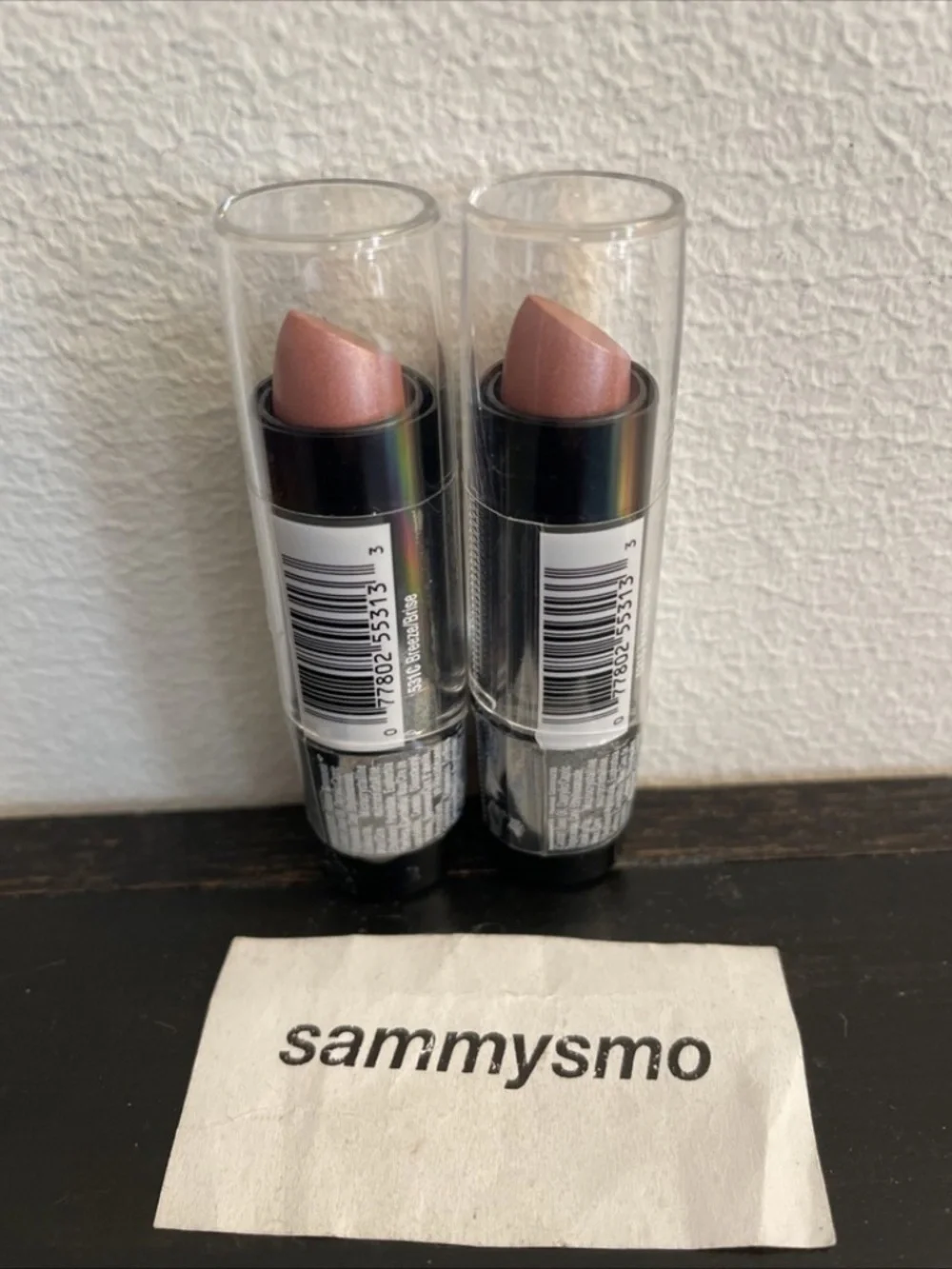 Wet n Wild Lipstick, Breeze 531C, 0.13 oz x2
